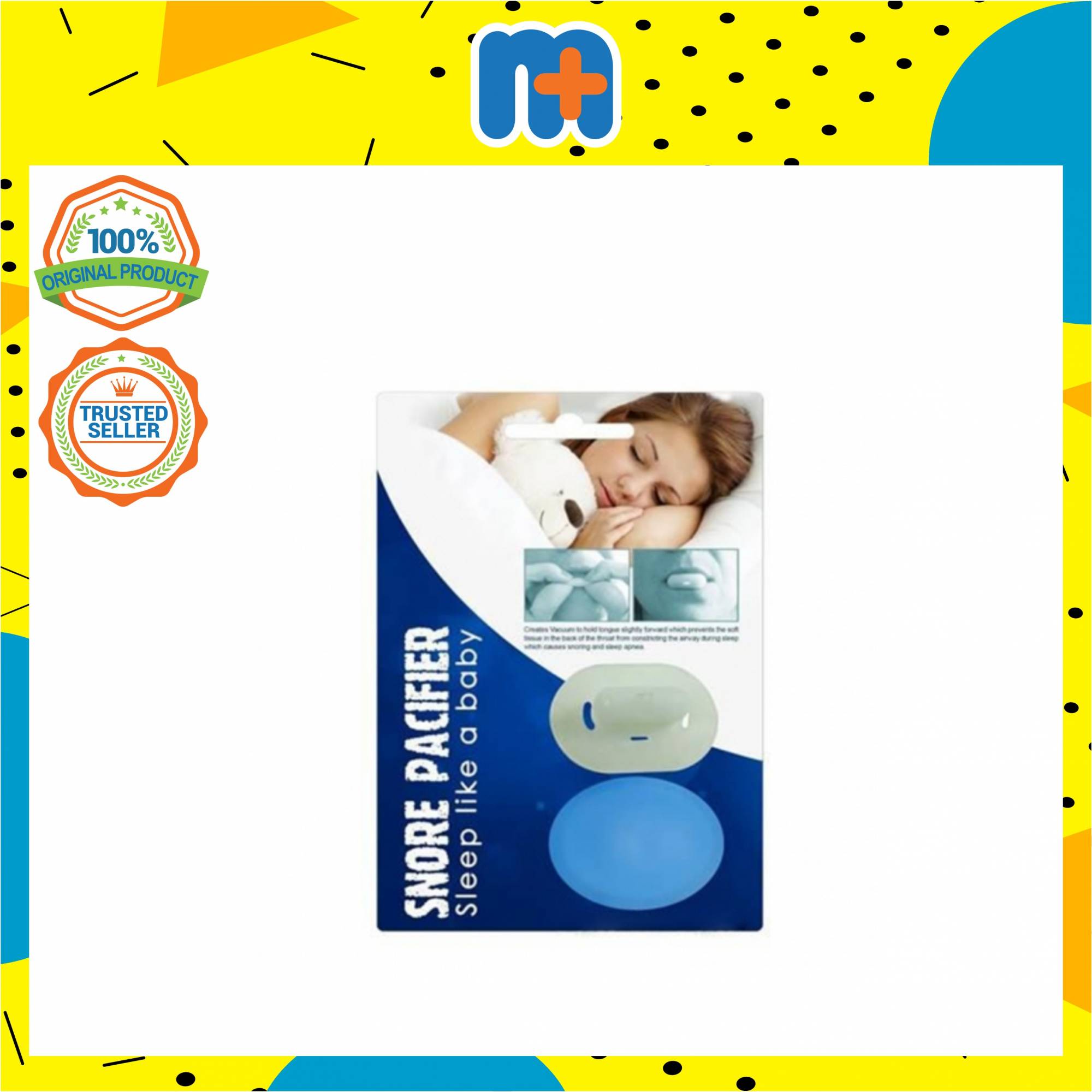 [MPLUS] Snore Pacifier AntiSnore Tongue Stabilizing Device (Tsd)